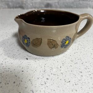 BBP Beaumont Brothers Pottery Rustic  Art Piece Gravy Bowl